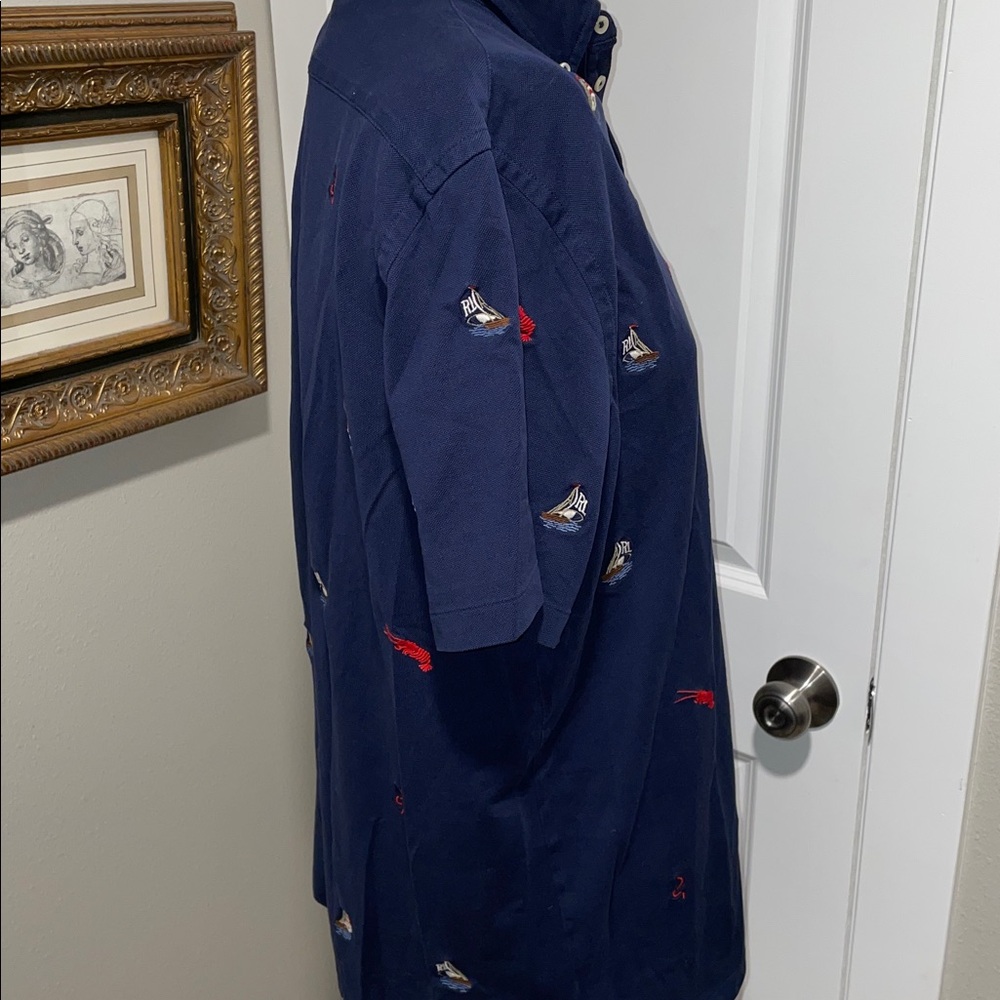 Ralph Lauren Navy Blue Men's Polo Shirt - Picture 3 of 8